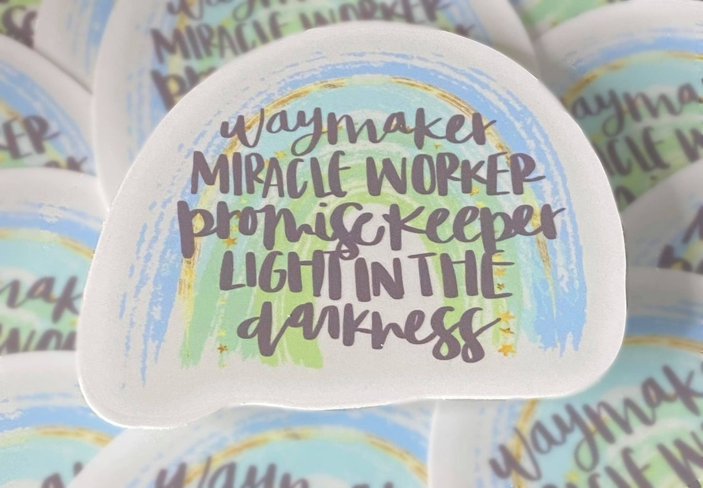 Waymaker, Bible Verse Stickers, Bible Verse Gifts for Women, Inspirational decals, Most Popular Items, Trending Now, Bible Journaling