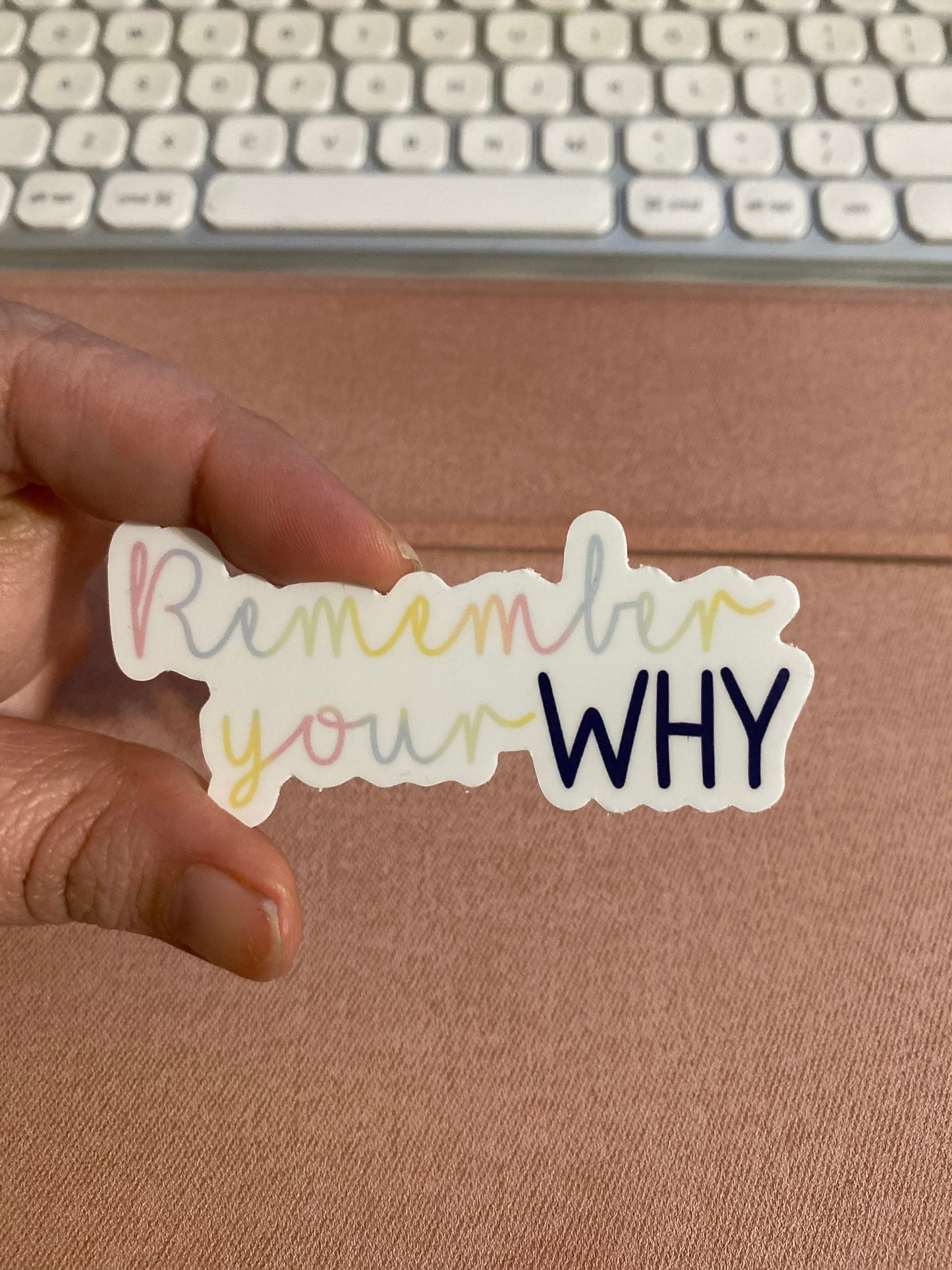 Remember Your Why, Bible Verse Gifts, Inspirational decal,Waterproof sticker,Most Popular Item,Trending Now,Bible Journaling,Gifts for Women