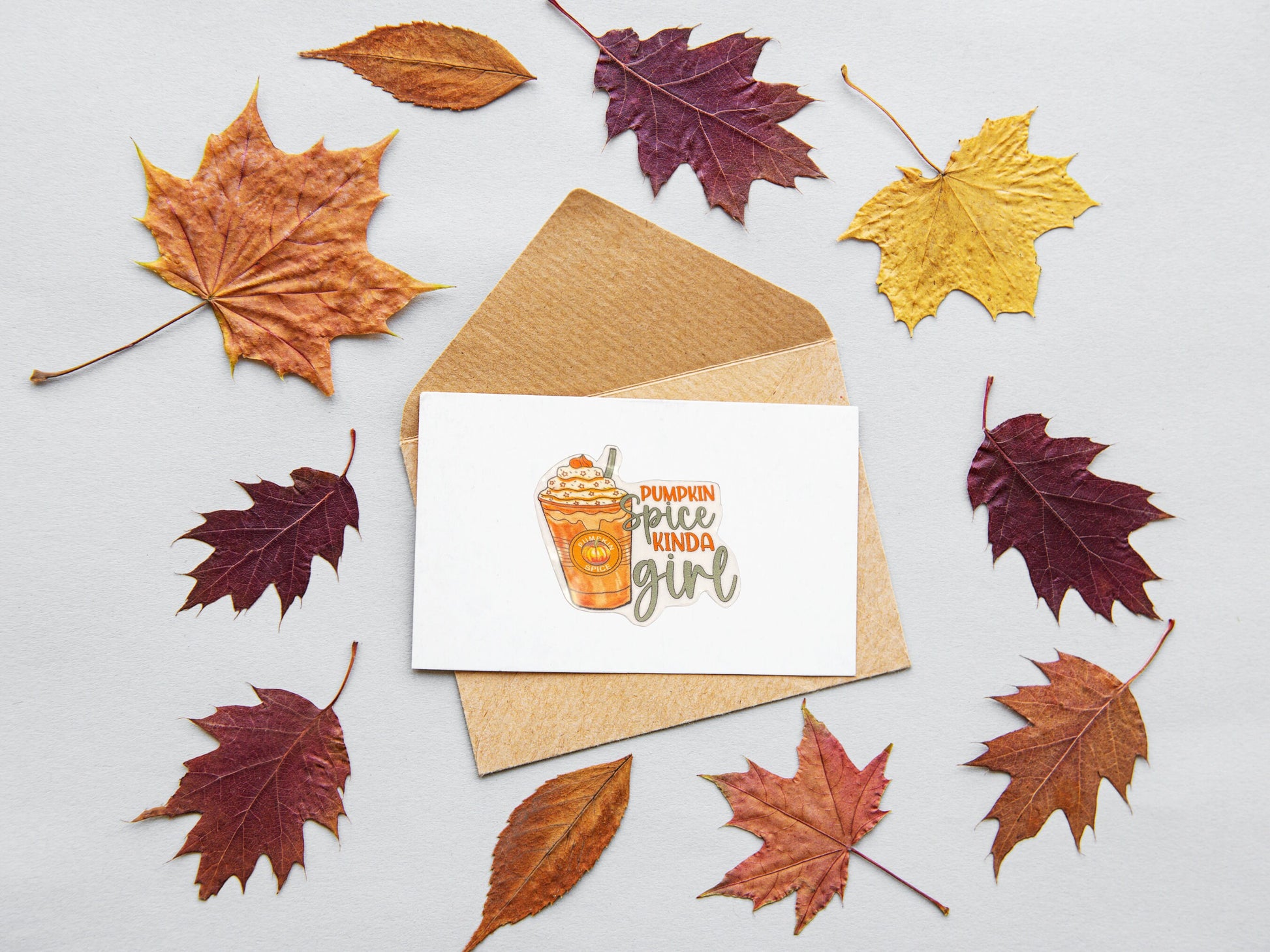 Pumpkin Spice Kinda Girl Sticker, Pumpkin Spice Girl, Pumpkin Season, Pumpkin Spice Latte, Fall Saying Sticker, Autumn Sticker, Canva Quotes