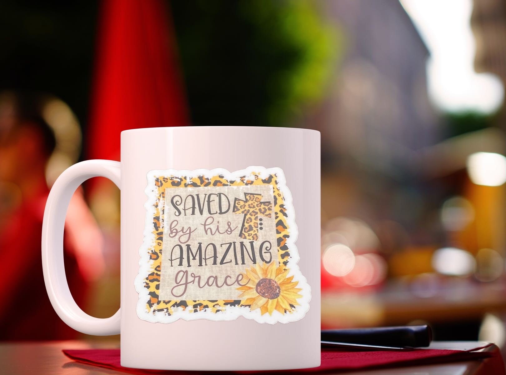 Amazing Grace, Bible Verse Stickers, Inspirational decal, Most Popular Items, Trending Now, Bible Journaling, Bible Verse Gifts for Women