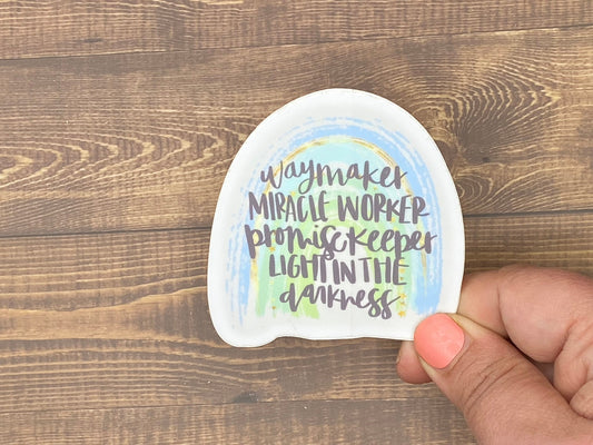 Waymaker, Bible Verse Stickers, Bible Verse Gifts for Women, Inspirational decals, Most Popular Items, Trending Now, Bible Journaling