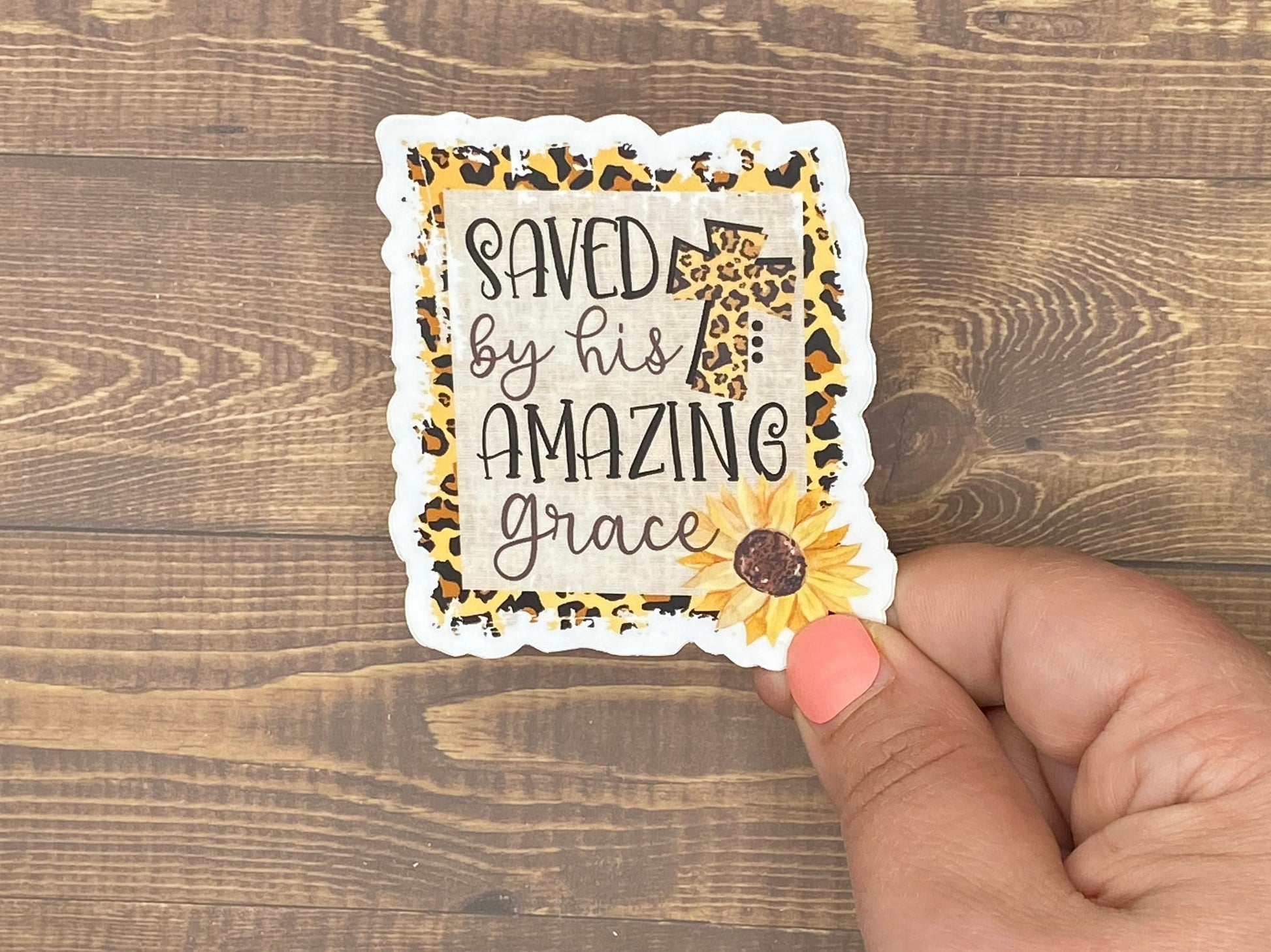 Amazing Grace, Bible Verse Stickers, Inspirational decal, Most Popular Items, Trending Now, Bible Journaling, Bible Verse Gifts for Women