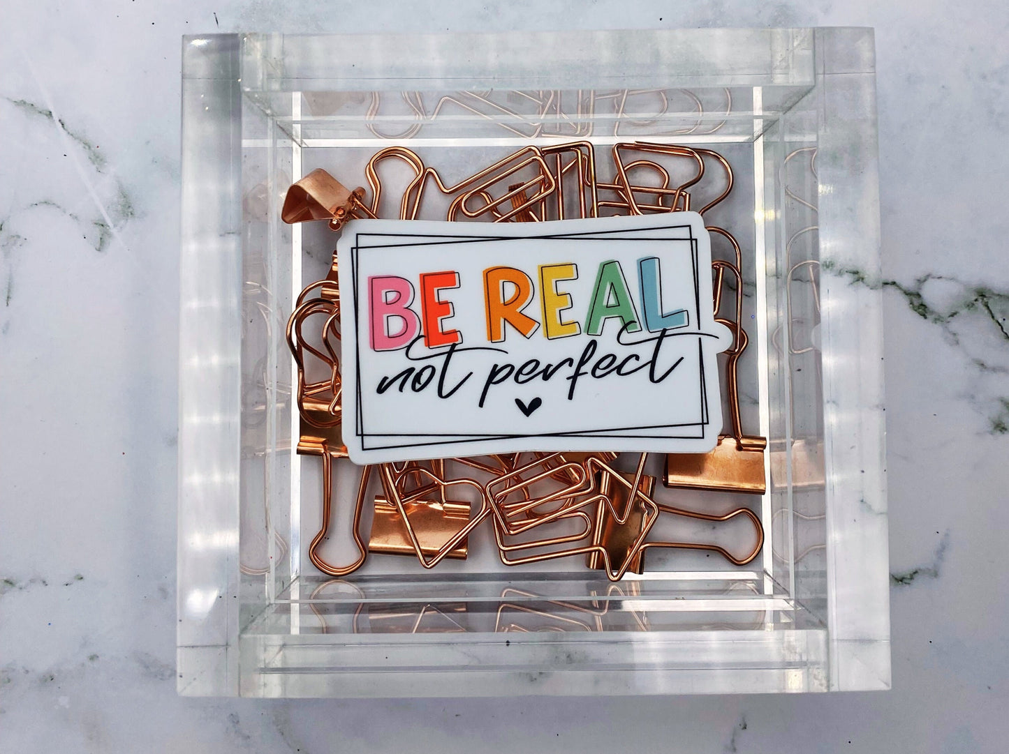 Be Real Not Perfect, Bible Verse, Inspirational Decals, Waterproof Sticker, Bible Journaling, Quotes about Life, Bible Verse Gifts for Women